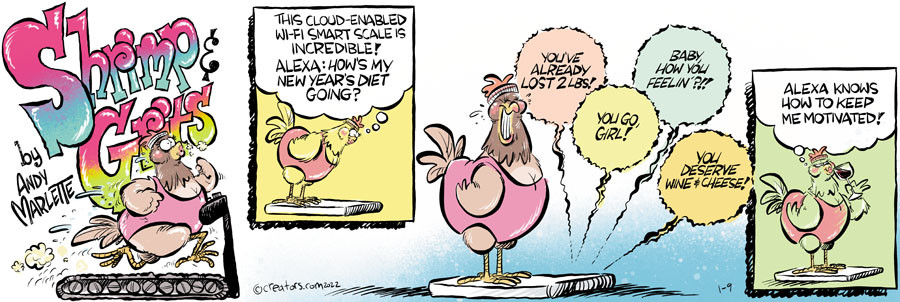 Shrimp and Grits for Jan 09, 2022