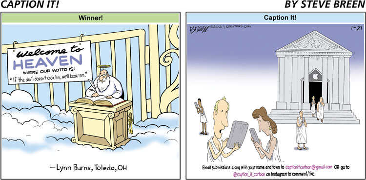 Caption It! for Jan 21, 2024