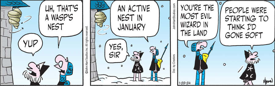 Wizard of Id for Jan 29, 2024