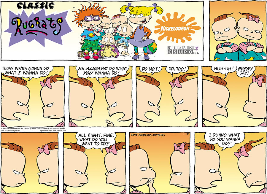 Rugrats for Jan 30, 2022