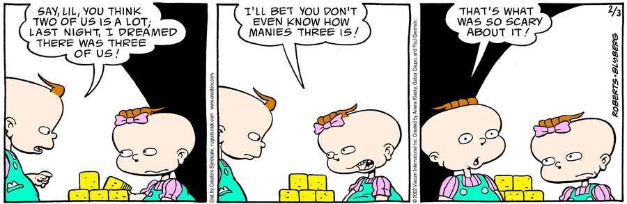 Rugrats for Feb 03, 2024