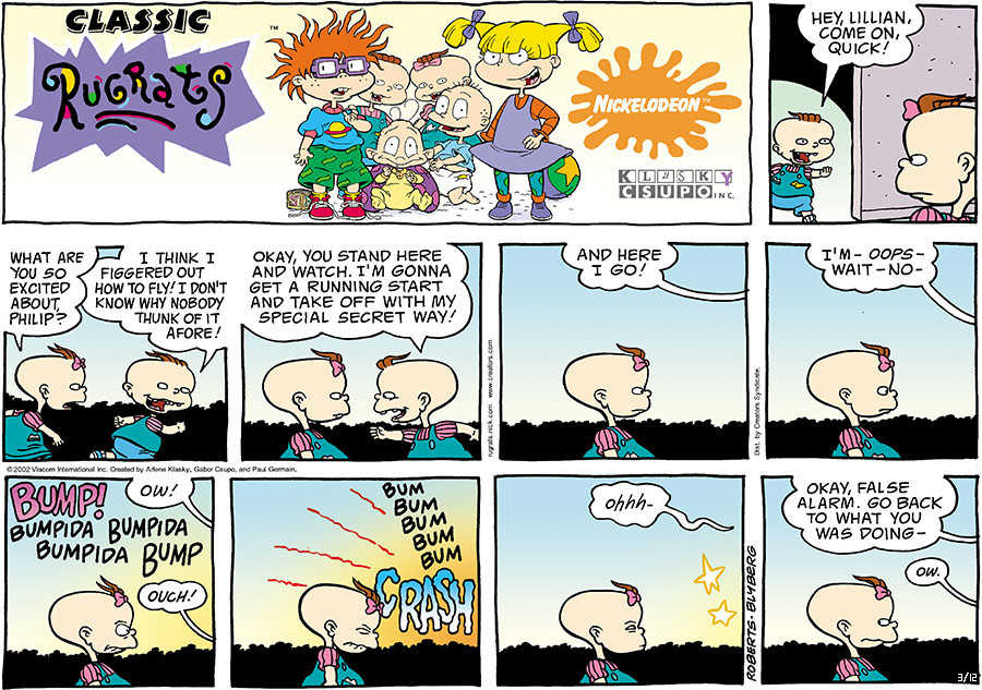 Rugrats for Mar 12, 2023