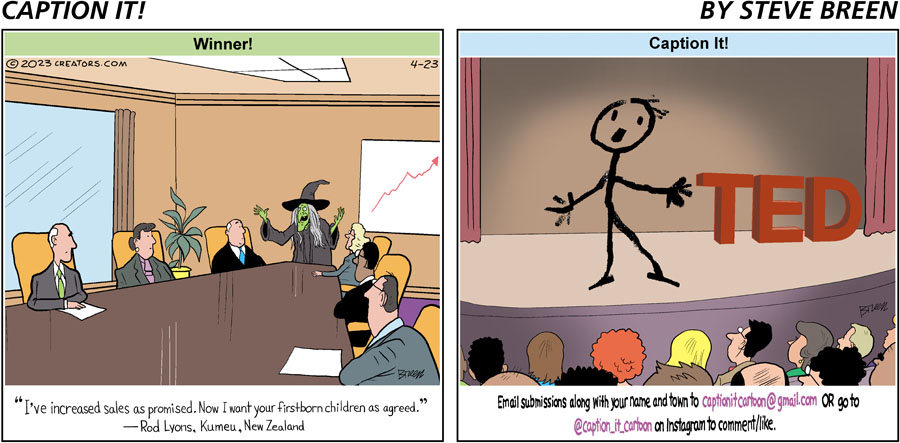 Caption It! for Apr 23, 2023