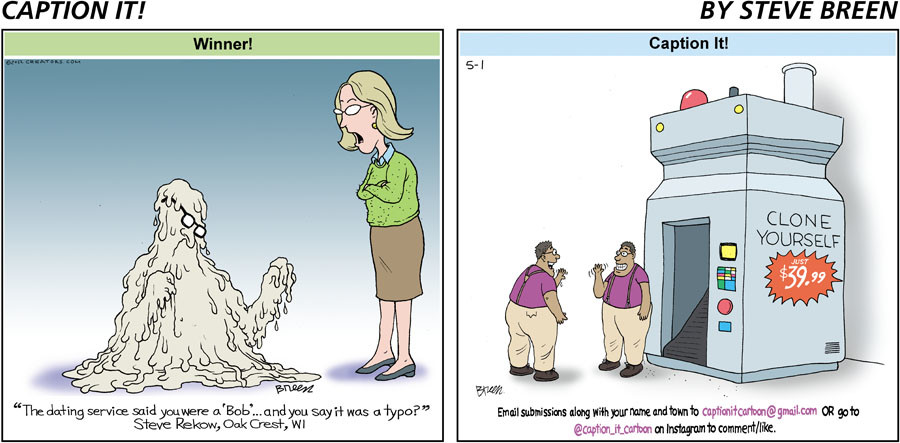 Caption It! for May 01, 2022