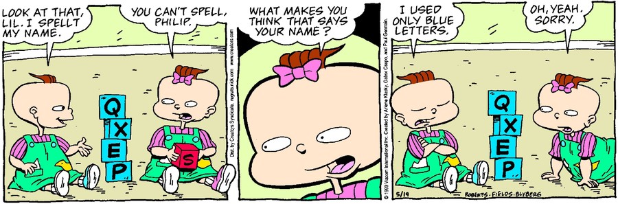 Rugrats for May 19, 2021