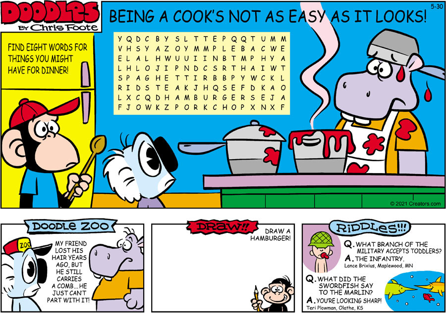 Doodles for May 30, 2021