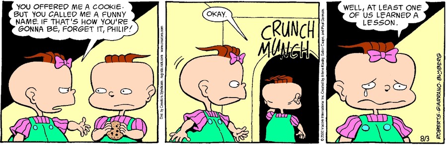 Rugrats for Aug 03, 2021