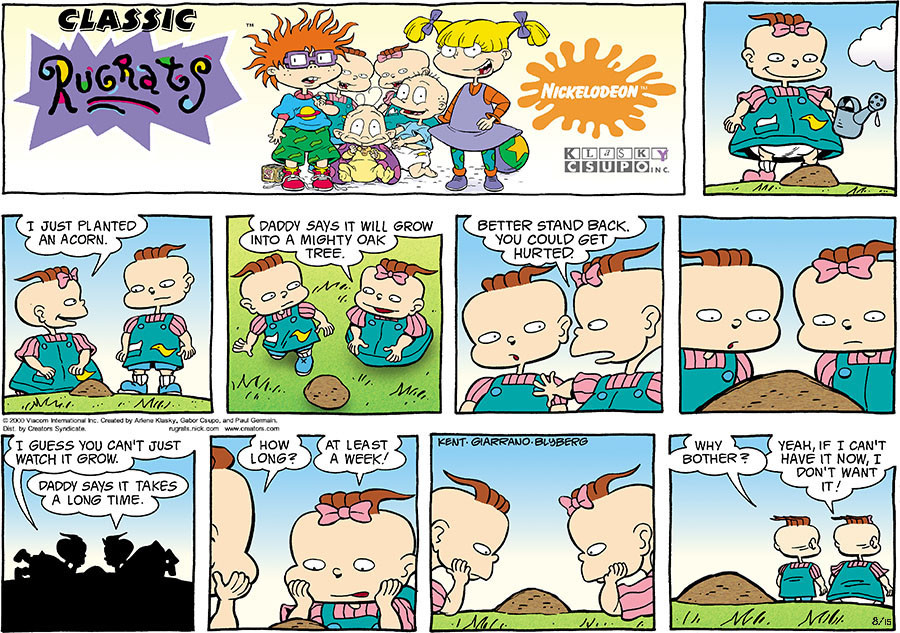 Rugrats for Aug 15, 2021