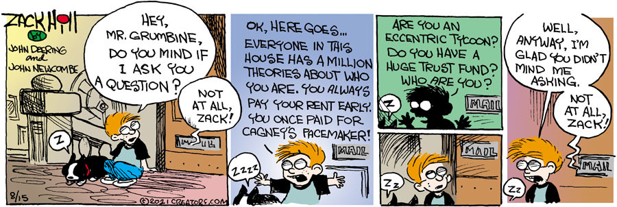 Zack Hill for Aug 15, 2021