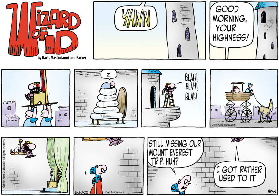 Wizard of Id for Aug 20, 2023