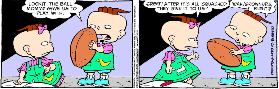Rugrats for Aug 27, 2021