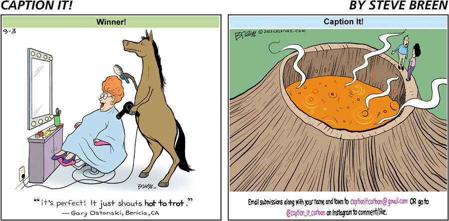 Caption It! for Sep 03, 2023