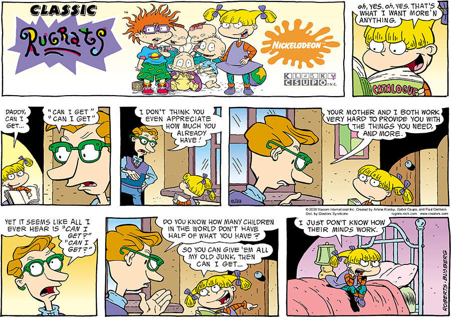 Rugrats for Oct 23, 2022
