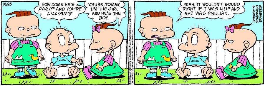 Rugrats for Oct 25, 2021