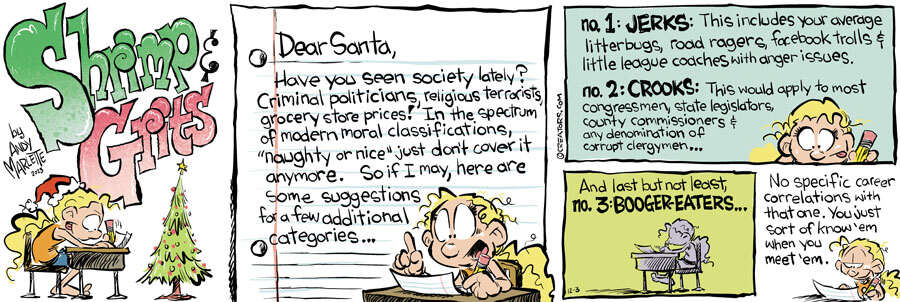 Shrimp and Grits for Dec 03, 2023