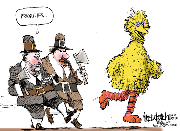 Mike Luckovich for Nov 21, 2021