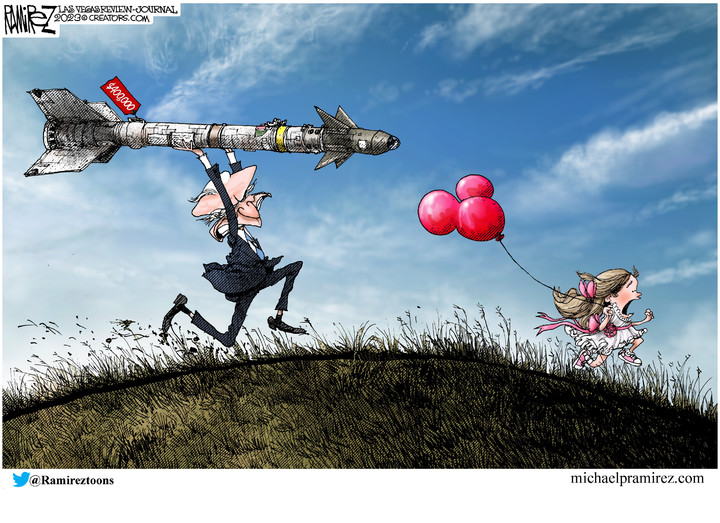 Michael Ramirez for Feb 21, 2023