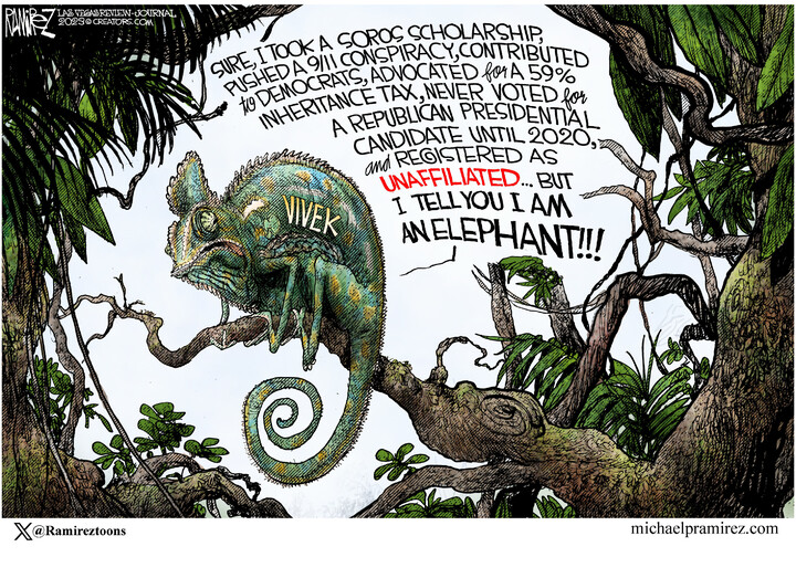 Michael Ramirez for Aug 31, 2023