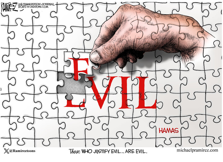 Michael Ramirez for Oct 12, 2023
