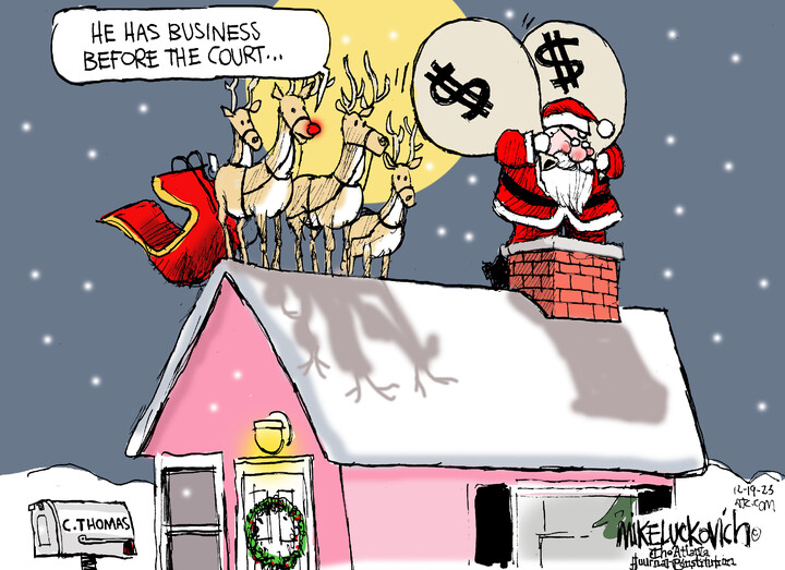 Mike Luckovich for Dec 19, 2023