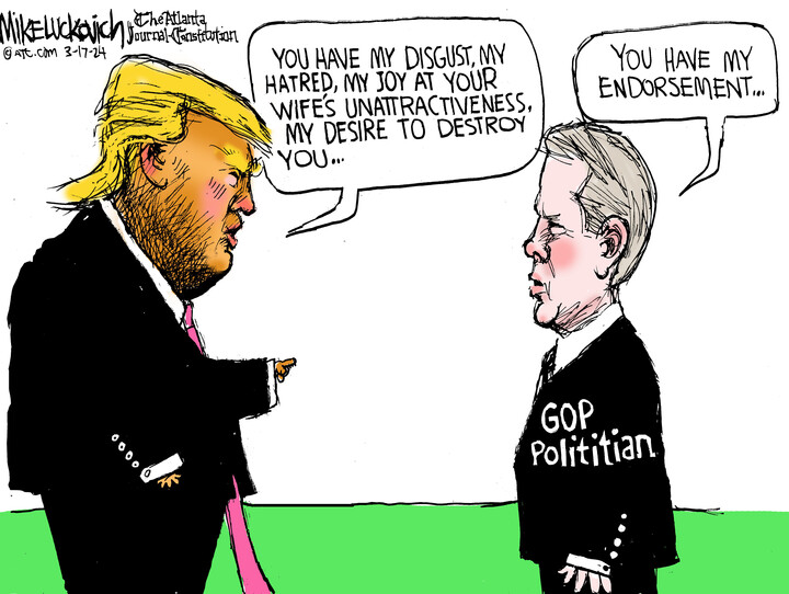 Mike Luckovich for Mar 17, 2024