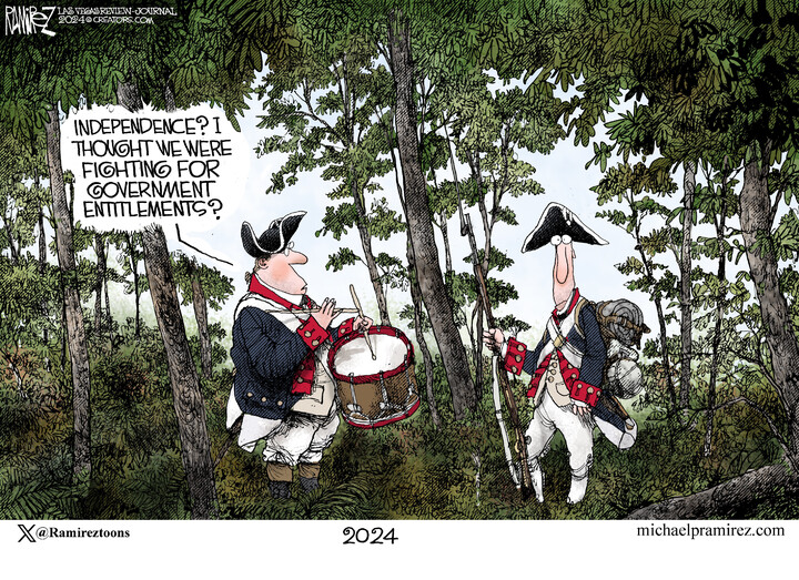 Michael Ramirez for Jul 04, 2024