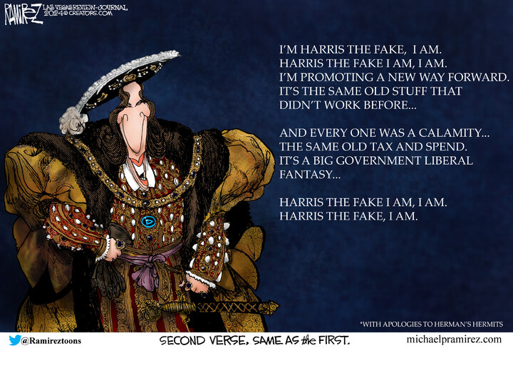 Michael Ramirez for Aug 25, 2024