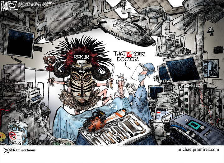 Michael Ramirez for Nov 21, 2024