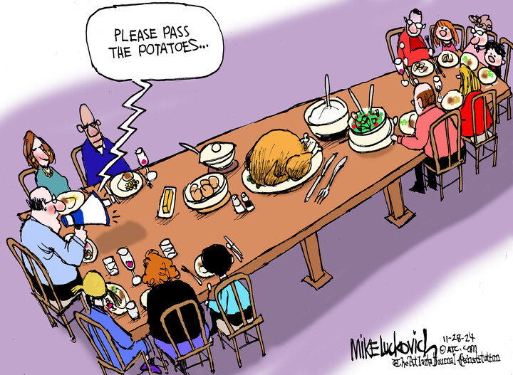 Mike Luckovich for Nov 28, 2024