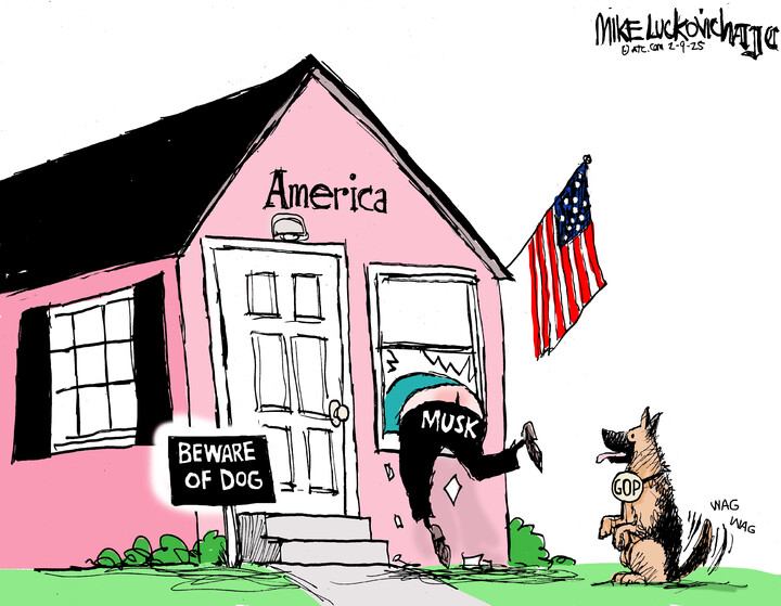 Mike Luckovich for Feb 09, 2025