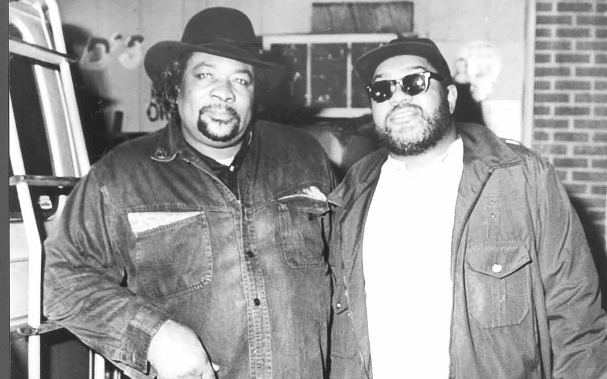 Big Jack and Red Paden are shown outside Red's in the 1990s