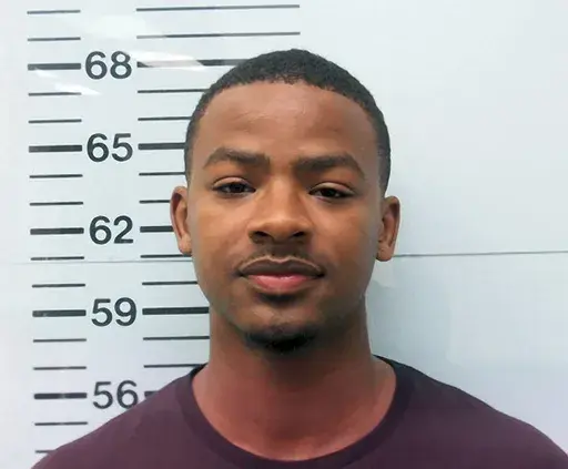 This booking photo provided by the Oxford, Miss., Police Department shows Sheldon Timothy Herrington Jr., of Grenada, Miss. Oxford police said Wednesday, March 29, 2023, that Herrington has been indicted on a capital murder charge in the death of Jimmie “Jay” Lee, a 20-year-old University of Mississippi student who disappeared in July 2022 and whose body has not been found. (Oxford Police Department via AP, File)
