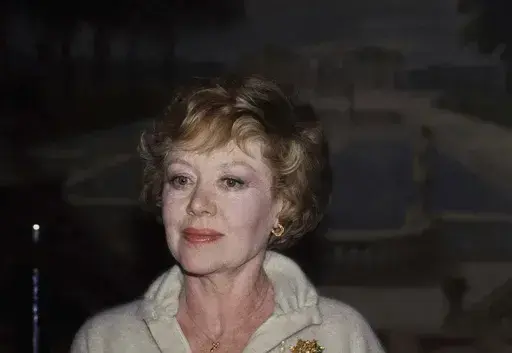 CORRECTS DAY OF DEATH TO JAN. 4 - FILE - Actress Glynis Johns is shown, Sept. 11, 1982. Johns, a Tony Award-winning stage and screen star who played the mother opposite Julie Andrews in the classic movie “Mary Poppins” and introduced the world to the bittersweet standard-to-be “Send in the Clowns” by Stephen Sondheim, has died, Thursday, Jan. 4, 2023. She was 100.(AP Photo/Carlos Rene Perez)