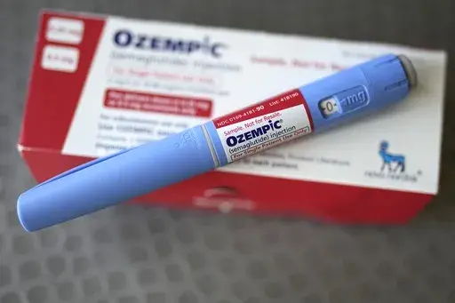 The injectable drug Ozempic is shown Saturday, July 1, 2023, in Houston. Drug regulators in Europe have found no evidence that popular diabetes and weight-loss drugs like Ozempic and Wegovy are linked to a higher risk of suicidal thoughts or actions. The European Medicines Agency regulatory committee announced the results of its review on Friday, April 12, 2024. (AP Photo/David J. Phillip, File)