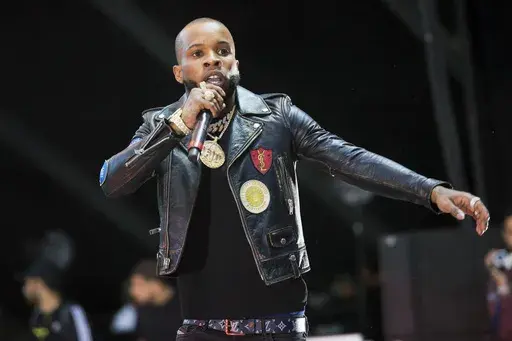 Rapper Tory Lanez performs at HOT 97 Summer Jam 2018 at MetLife Stadium in East Rutherford, N.J. Three years have passed since hip-hop superstar Megan Thee Stallion was shot multiple times by rapper Lanez in Los Angeles following a summer pool party at the home of Kylie Jenner. On Monday, Aug. 7, 2023, Lanez is scheduled to be sentenced, following his December conviction on three felony charges. (Photo by Scott Roth/Invision/AP, File)