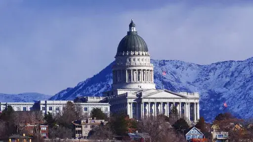 The Utah State Capitol is shown on Feb. 1, 2022, in Salt Lake City. After a midterm election and record flow of anti-transgender legislation in 2022, Republican state lawmakers this year are zeroing in on questions of bodily autonomy with new proposals to limit gender-affirming health care and abortion access. (AP Photo/Rick Bowmer, File)