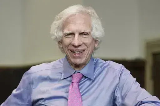 Judge Arthur Engoron poses for a picture in his courtroom in New York, Thursday, Sept. 28, 2023. Starting Monday, Oct. 2, Engoron will preside over a non-jury trial in Manhattan to resolve remaining claims in New York Attorney General Letitia James’ lawsuit against former President Donald Trump, his company and top executives. (AP Photo/Seth Wenig)