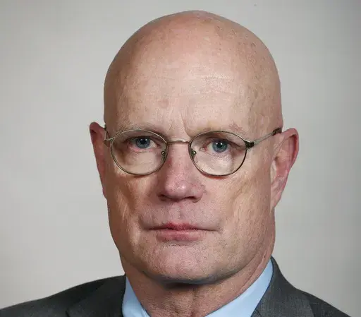 Iowa state Rep. Steven Holt, R-Denison, poses at the Statehouse in Des Moines, Iowa, Feb. 7, 2017. Transgender students will not be allowed to use a public school restroom in Iowa that aligns with their gender identity under a bill that Republican Gov. Kim Reynolds was expected to sign into law after it got final legislative approval Thursday, March 16, 2023. (AP Photo/Charlie Neibergall, File)