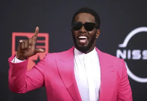 Sean "Diddy" Combs arrives at the BET Awards at the Microsoft Theater in Los Angeles, on June 26, 2022. (Photo by Richard Shotwell/Invision/AP File)