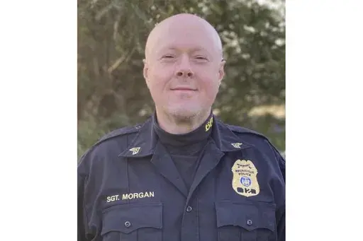This photo provided by the Bronxville, N.Y., Police Department shows Watson Morgan, a sergeant with the department. Police officials said Morgan fatally shot his wife, Ornela Morgan, 43, and their sons before taking his own life. They were found dead in a suburban New York home on Saturday, Dec. 30, 2023. (Bronxville Police Department via AP)