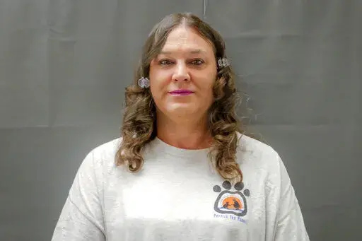 This photo provided by the Federal Public Defender Office shows death row inmate Amber McLaughlin. Unless Missouri Gov. Mike Parson grants clemency, McLaughlin was put to death Tuesday, Jan. 3, 2023, for a 2003 killing, becoming what is believed to be the first transgender woman executed in the U.S. (Jeremy S. Weis/Federal Public Defender Office via AP, File)