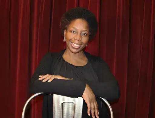 This image released by Carnegie Mellon University shows CJay Philip at the Black Box Theater in Baltimore on May 18, 2024. Philip will receive the 2024 Excellence in Theatre Education Award on June 16 at the Tony Awards in New York City. (Pamela Wigley/Carnegie Mellon University via AP)