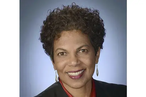 This undated photo provided by the Administrative Office of the U.S. Courts, shows U.S. District Judge Tanya Chutkan. A home owned by the judge overseeing the federal election subversion case against former president Donald Trump was targeted by a fake emergency call Sunday night, the latest in a spate of similar false swatting reports at the homes of public officials. (Administrative Office of the U.S. Courts via AP, File)