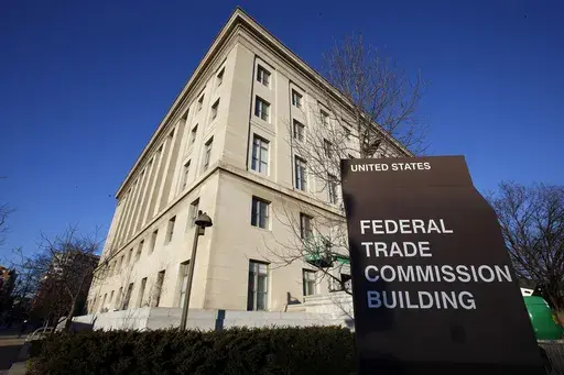 The Federal Trade Commission building in Washington is shown on Jan. 28, 2015. (AP Photo/Alex Brandon, File)